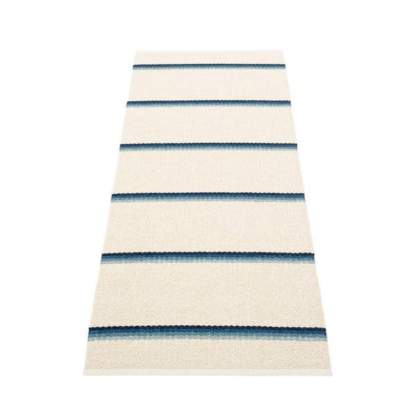 Sinine-kreem sise/välisvaip 70x180 cm Olle Blue Vanilla – Pappelina