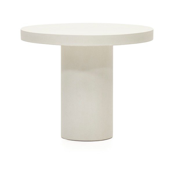 Betoonist ümmargune aia söögilaud ø 90 cm Aiguablava - Kave Home-image-2