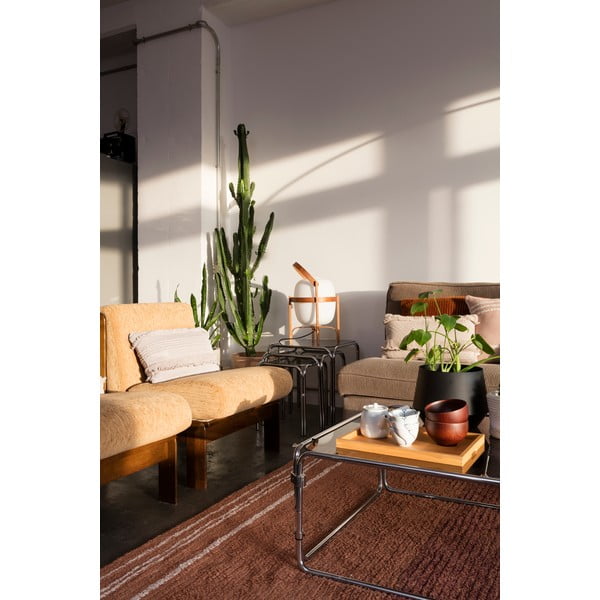 Tellisevärvi puuvillane vaip 170x240 cm Twin Toffee - Lorena Canals-image-4