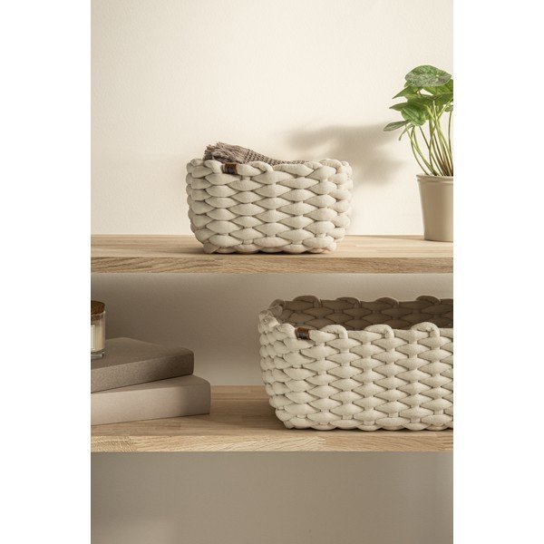 Riidest korv 20x15x11 cm Peach Skin S - Bigso-image-3