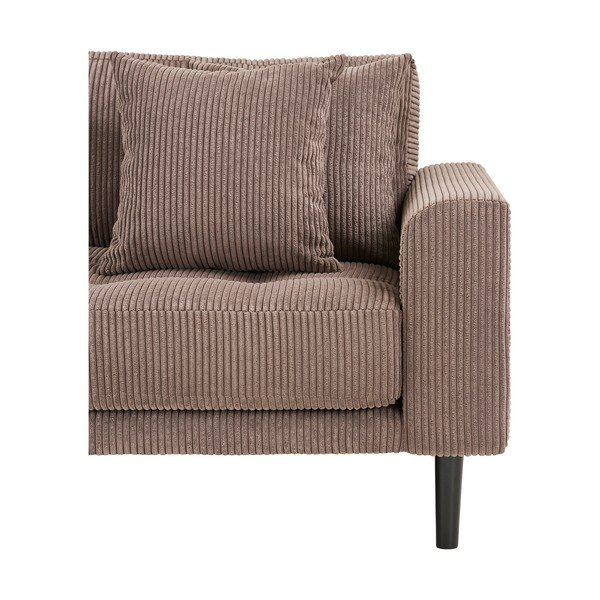 Pruun velvetist diivan 210 cm Lido - House Nordic-image-4