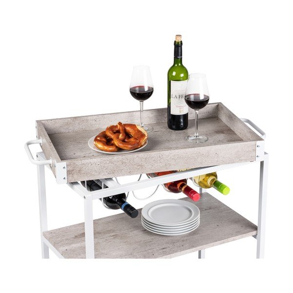 Serveerimislaud ratastel 40x80 cm Rustico - Wenko-image-4