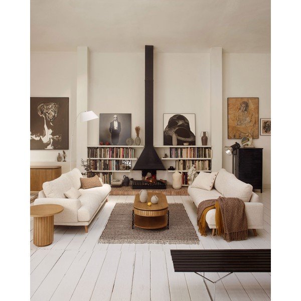 Beež diivan 231 cm Karin - Kave Home-image-1