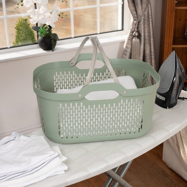 Heleroheline plastikust pesukorv 45 l - Addis-image-1