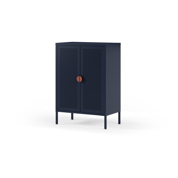 Tumesinine metallkapp 70x100x40 cm Sayla - Marckeric-image-4