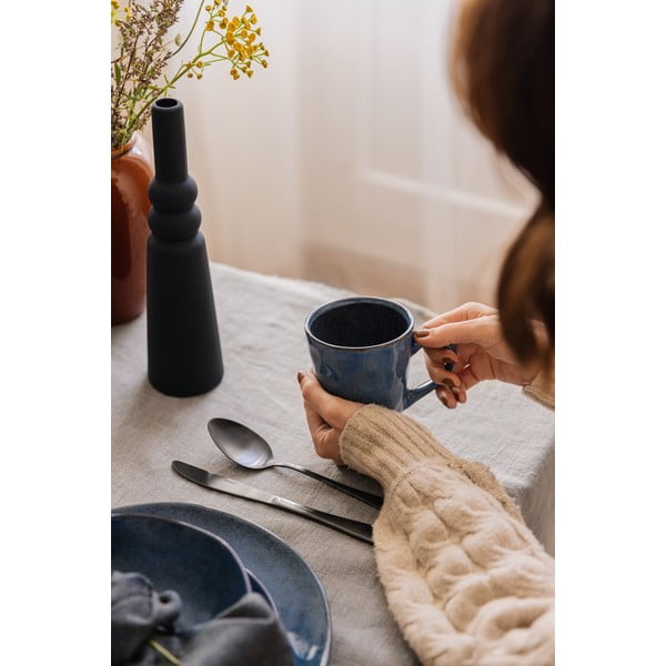 Tumesinine kivikeraamikast õhtusööginõude komplekt 24tk Glosia - Bonami Selection-image-4