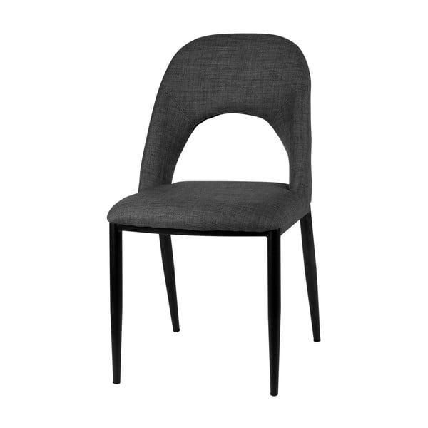 Sada 2 tmavě šedých jídelních židlí sømcasa Anika