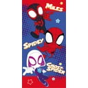 Punane-sinine puuvillane laste rätik 70x140 cm Spidey - Jerry Fabrics