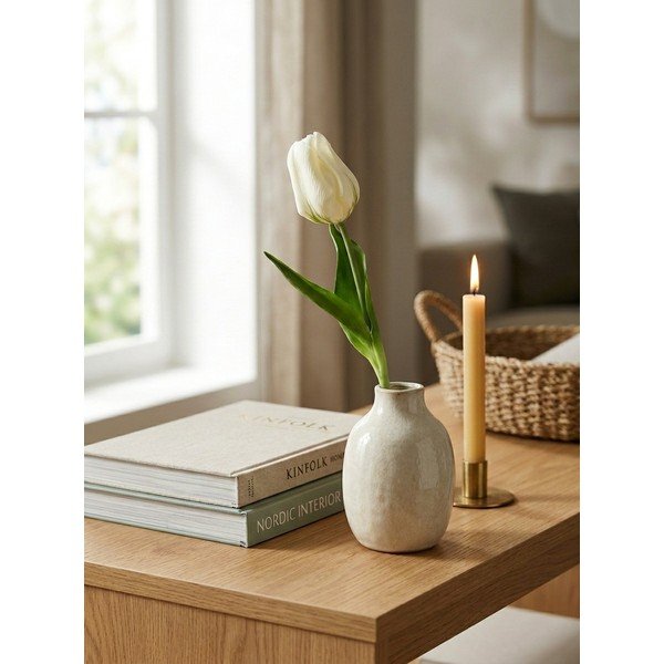 Kunstlill (kõrgus 20 cm) Tulip - Ego Dekor-image-1