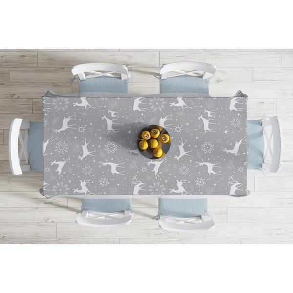 Jõululaudlina puuvillase seguga Winter Wonderland, 140 x 180 cm Snowflakes - Minimalist Cushion Covers-image-1