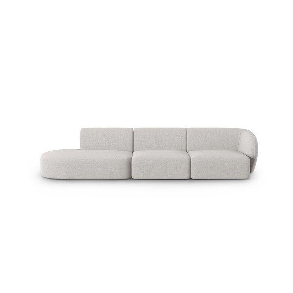 Helehall šenillist diivan (parem nurk) 311 cm Paolo - Milo Casa