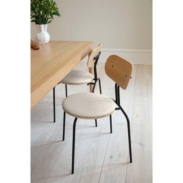 Must ja kreemjas söögitool Curious - UMAGE-image-1