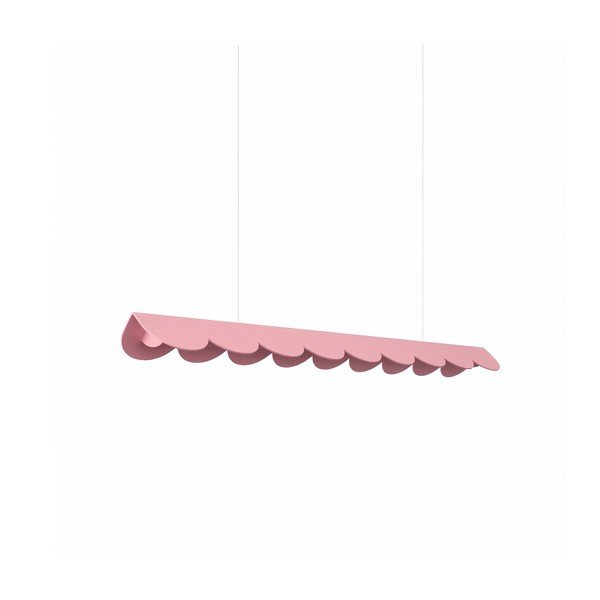 Roosa alumiiniumist LED-rippvalgusti BISCUIT - Thoro