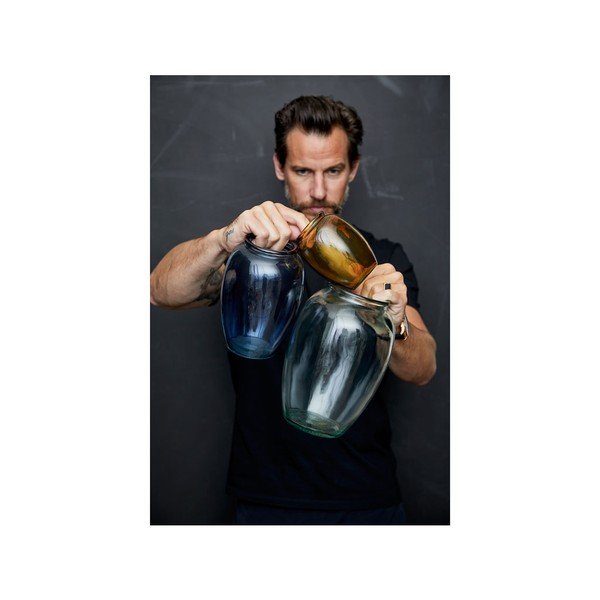 Roheline klaasvaas, ø 17,5 cm Kusintha - Bitz-image-2