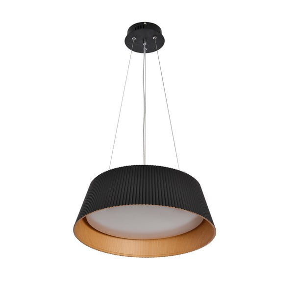 Must LED rippvalgusti metallist varjuga ø 45 cm Umbria - Candellux Lighting-image-1