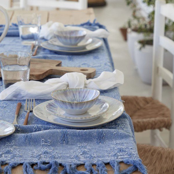 Modro-bílá kameninová miska Costa Nova Brisa, ⌀ 15 cm-image-3