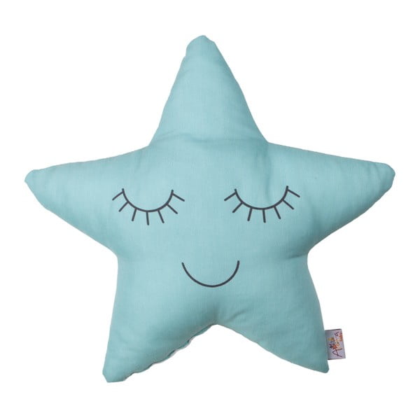 Türkiissinine beebipadi puuvillase Mike & Co. NEW YORK Pillow Toy Star, 35 x 35 cm - Mike & Co. NEW YORK