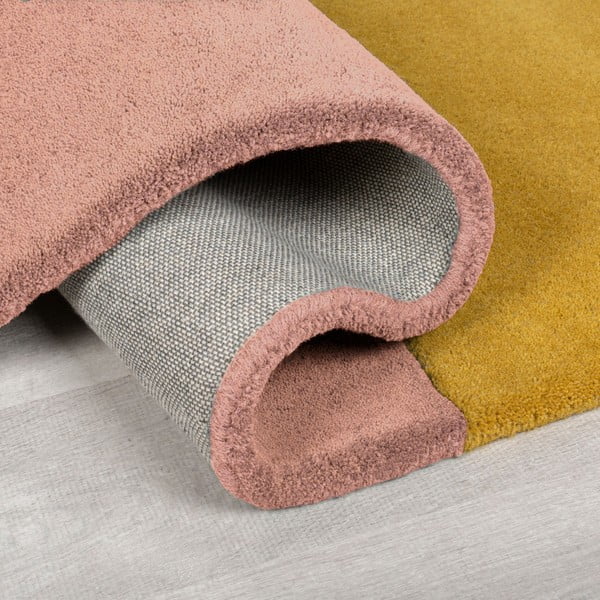 Sinine käsitsi kootud villane vaip 200x290 cm Lozenge Bright Multi - Flair Rugs-image-3