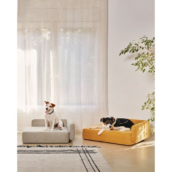 Beež koeravoodi 73x60 cm Bowie - Kave Home-image-3