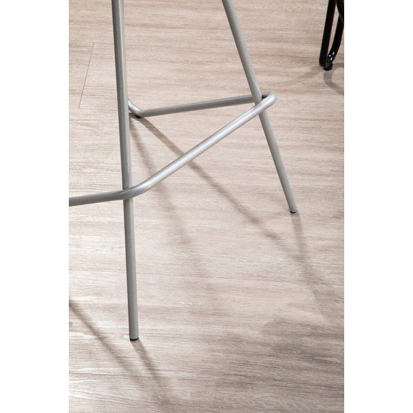 Jalakapuust baaritool hõbedases/naturaalses värvitoonis (istme kõrgus 78 cm) District - Premier Housewares-image-4
