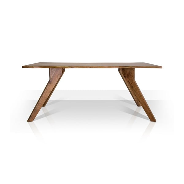 Jídelní stůl z akáciového dřeva SOB Modesto, 180 x 90 cm