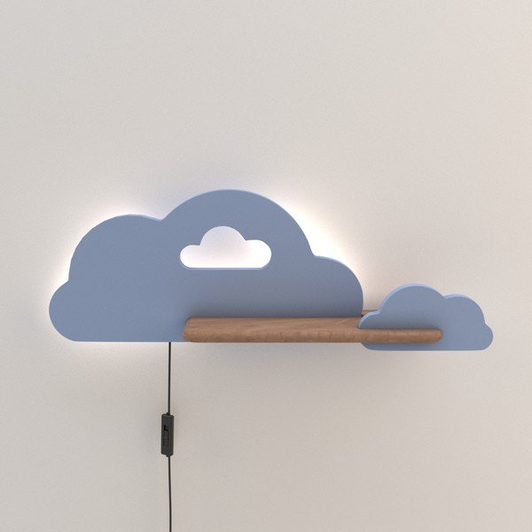 Valge-sinine laste valgusti Cloud - Candellux Lighting-image-2