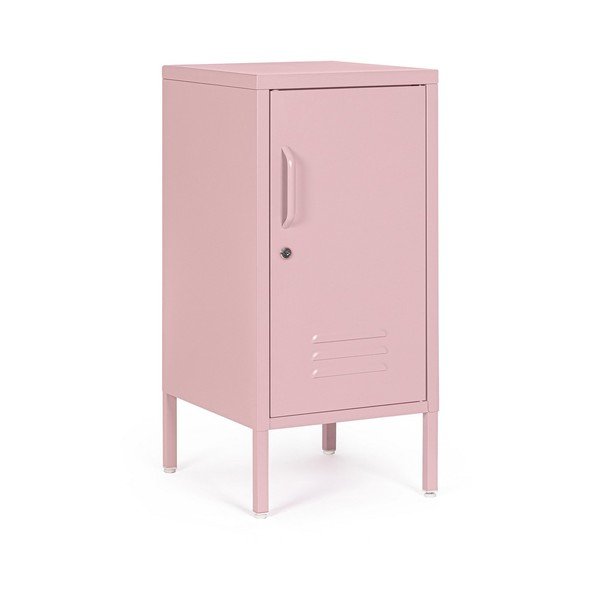 Heleroosa metallist lukustatav kapp 35x76x40 cm Cambridge - Yes Everyday-image-2