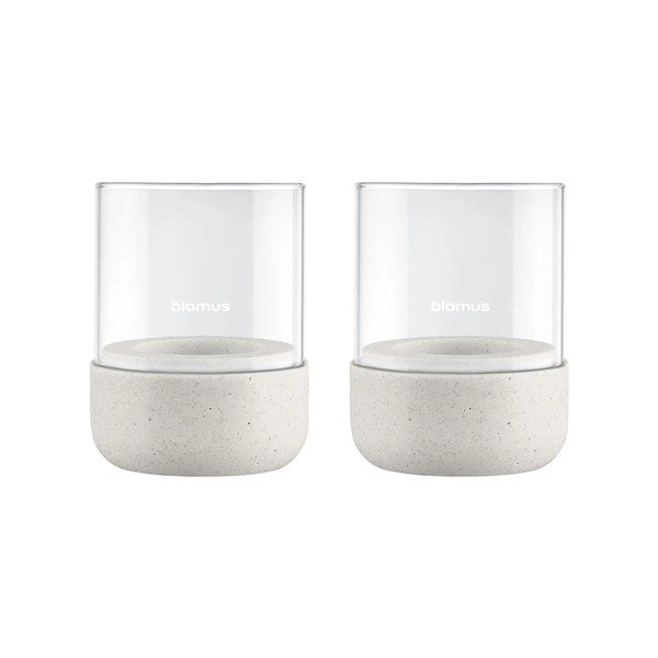 Klaasist teeküünalde alused 2tk komplektis Calma - Blomus