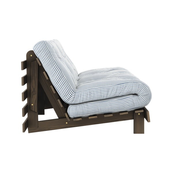 Valge/helesinine diivanvoodi 160 cm Roots - Karup Design-image-3