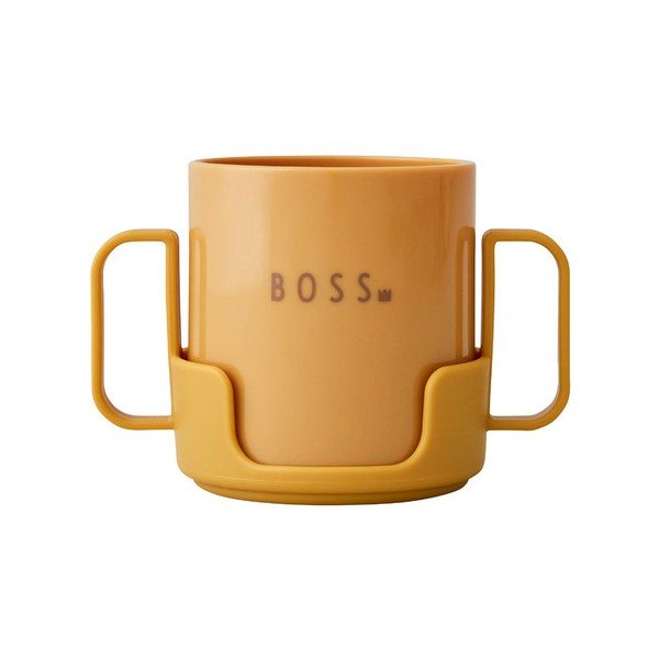 Sinepikollane laste Boss kruus Mini - Design Letters-image-4