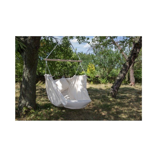 Krémové houpadlo pro dospělé se zavěšením do stropu Hojdavak Maxi-image-1