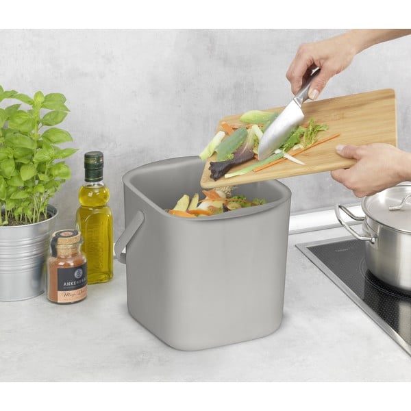 Helehall komposteeritav jäätmekonteiner 3 l Conny - Wenko-image-2