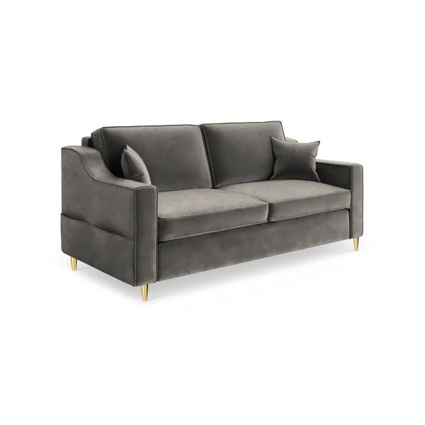 Tmavě šedá dvoumístná pohovka Mazzini Sofas Marigold