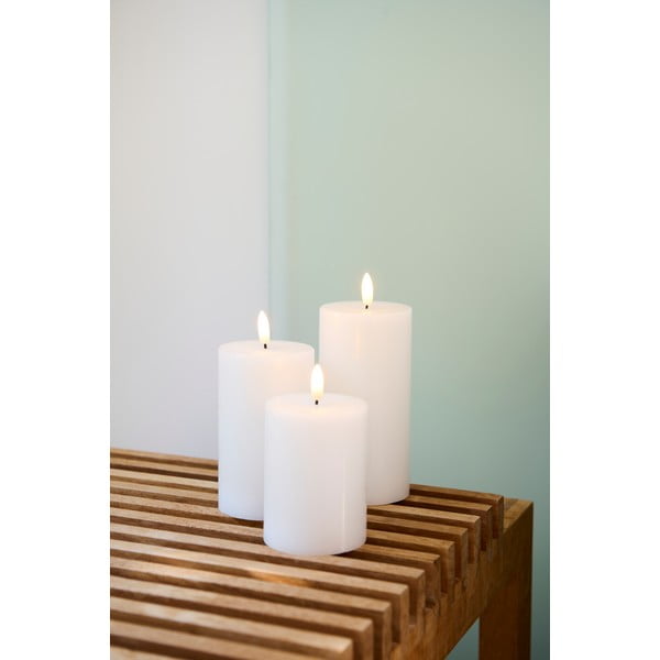 LED küünlad 3 tk komplektis (kõrgus 15 cm) Sille Rechargeable – Sirius-image-4