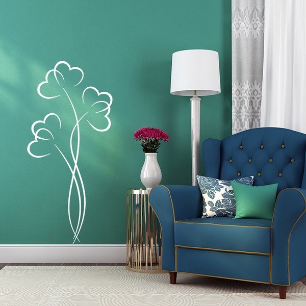 Samolepka Ambiance Flowers And Hearts-image-1