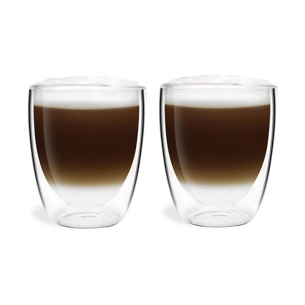 2 kahekordse seinaga klaasi komplekt Double, 320 ml - Vialli Design