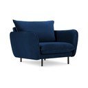Sinine sametist tugitool Vienna - Cosmopolitan Design