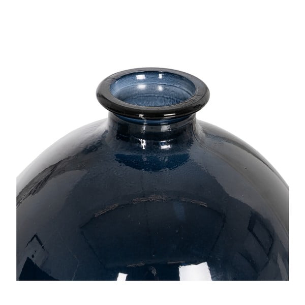 Tumesinine käsitsi valmistatud vaas (kõrgus 18 cm) - Ixia-image-3