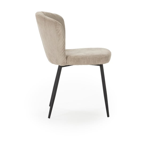 Beežid velvetist söögitoolid 4tk komplektis Megan - Marckeric-image-3