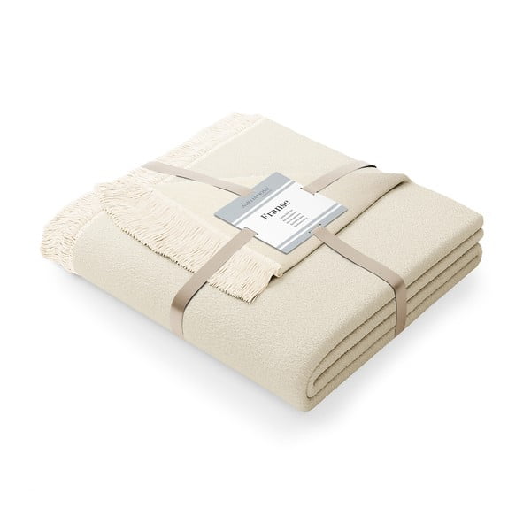 Helebeež puuvillasegust tekk , 150 x 200 cm Franse - AmeliaHome-image-2