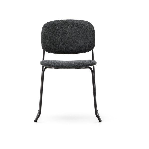 Tumehall metallist virnastatav söögitool Meli - Kave Home-image-2