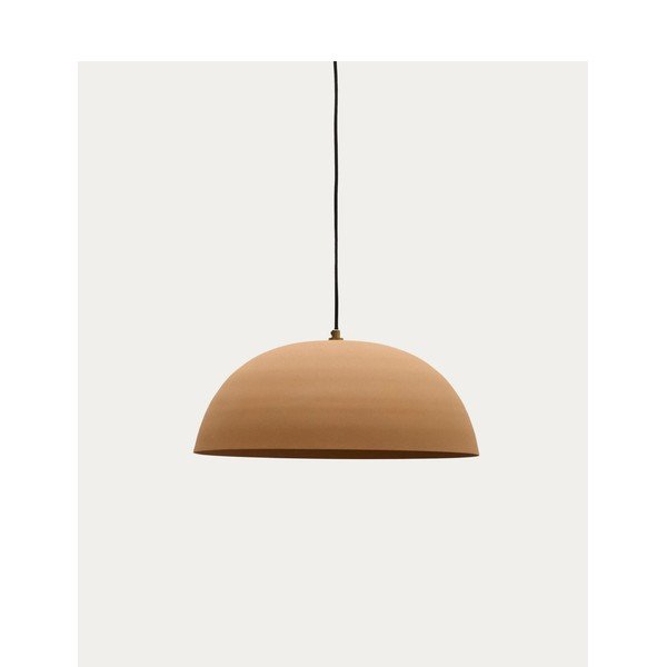 Oranž metallist ripplamp ø 46 cm Nibla - Kave Home-image-3