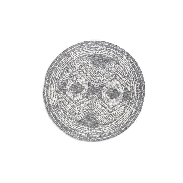 Kreem-hall ümmargune õuevaip ø 140 cm Gemini - Elle Decoration-image-2