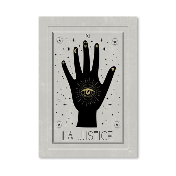 Plakát Americanflat La Justice, 30 x 42 cm