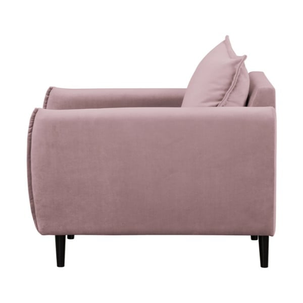 Lavendlivärvi sametist tugitool Juli - Ropez-image-2