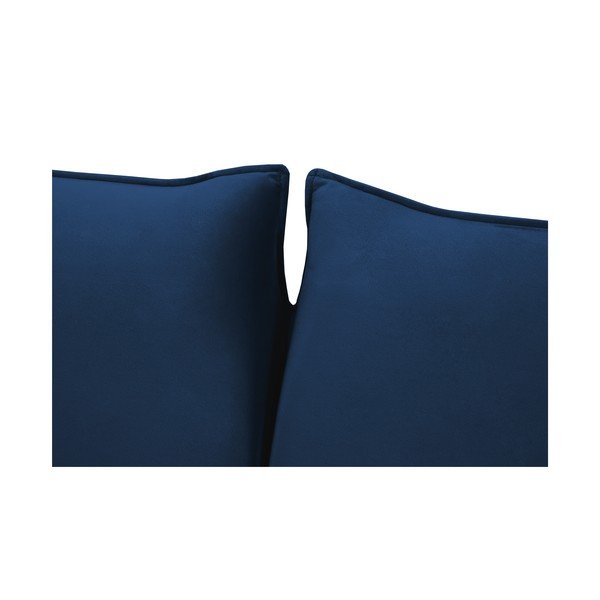 Tumesinine sametist diivanvoodi 194 cm Vienna - Cosmopolitan Design-image-4