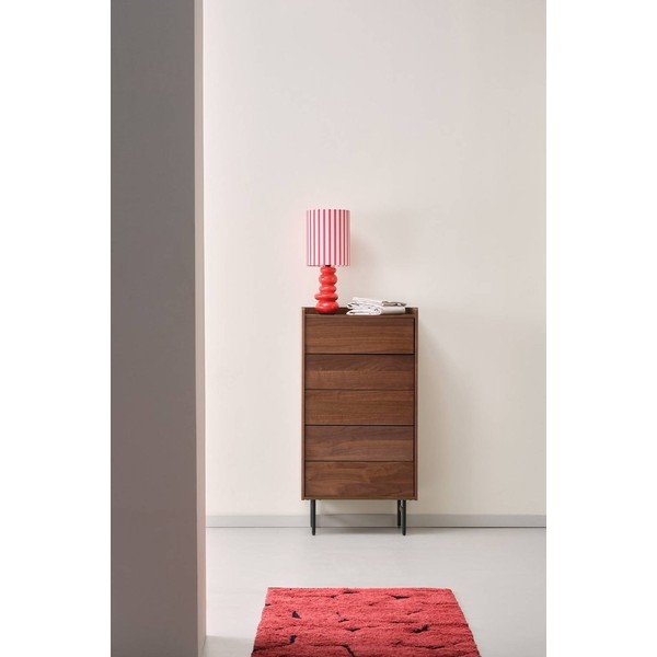 Tumeda naturaalse pähklipuust kummut 60x118,5x45 cm Örgryte - Jotex-image-1