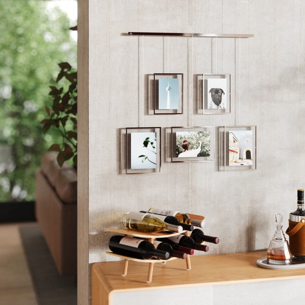 Hõbedased metallist seinaraamid 5 tk komplektis 66x69 cm Exhibit - Umbra-image-3