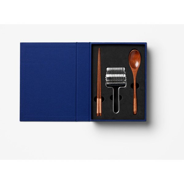 Sinised roostevabast terasest/bambusest söögipulgad komplektis kahele inimesele The Essentials - Ramen Tools - Printworks-image-2