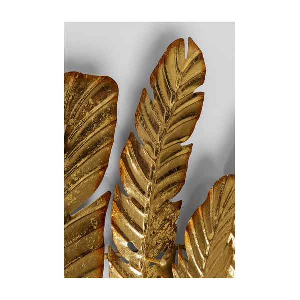 Kuldset värvi metallist seinakinnitus, laius 86 cm Leaf - Kare Design-image-3